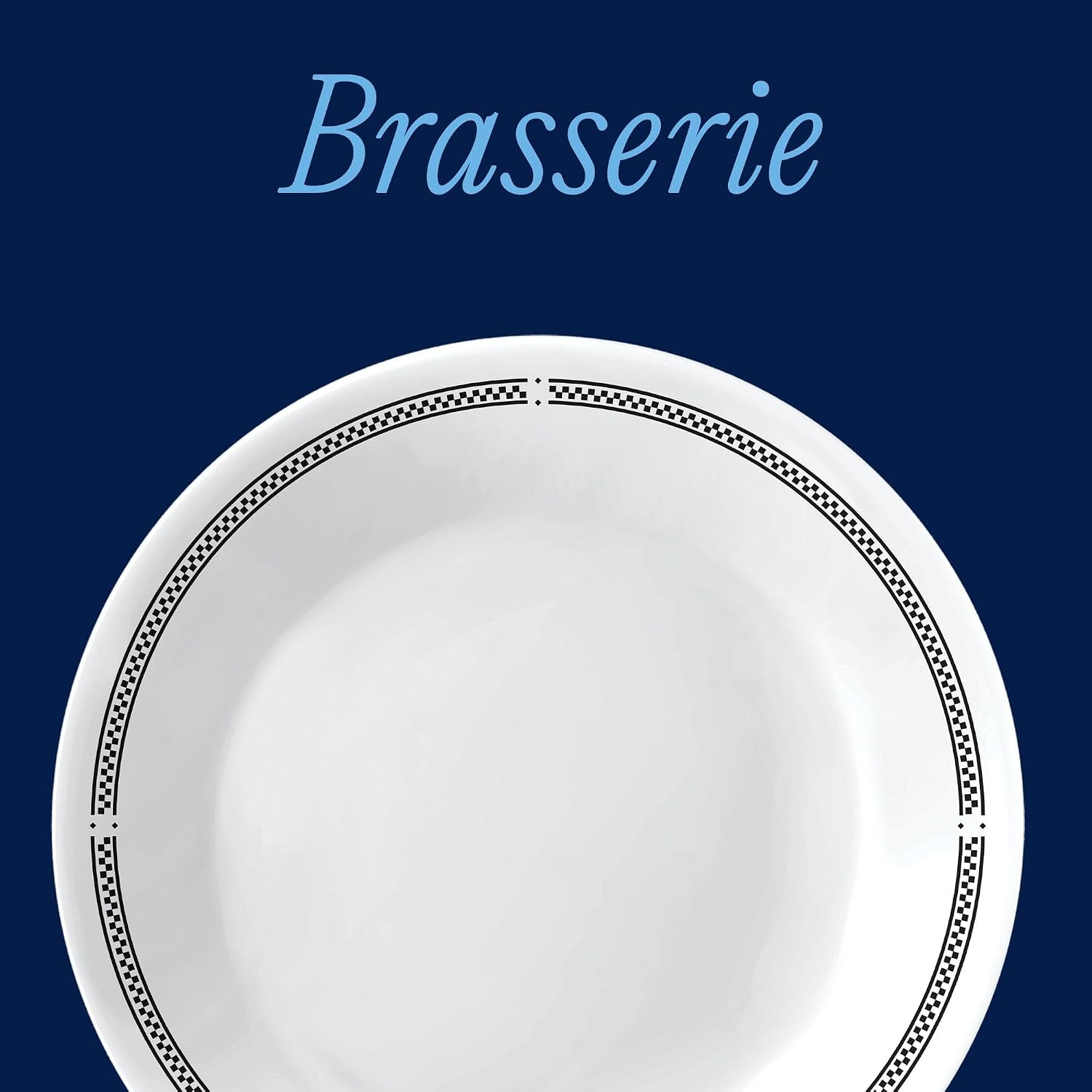image:imageCorelle 6Piece 18oz Round Bowls Vitrelle Triple Layer Glass Perfect for Soup Cereal and Snacks Lightweight Chip and Scratch Resistant Microwave and Dishwasher Safe Botanical StripesBrasserie