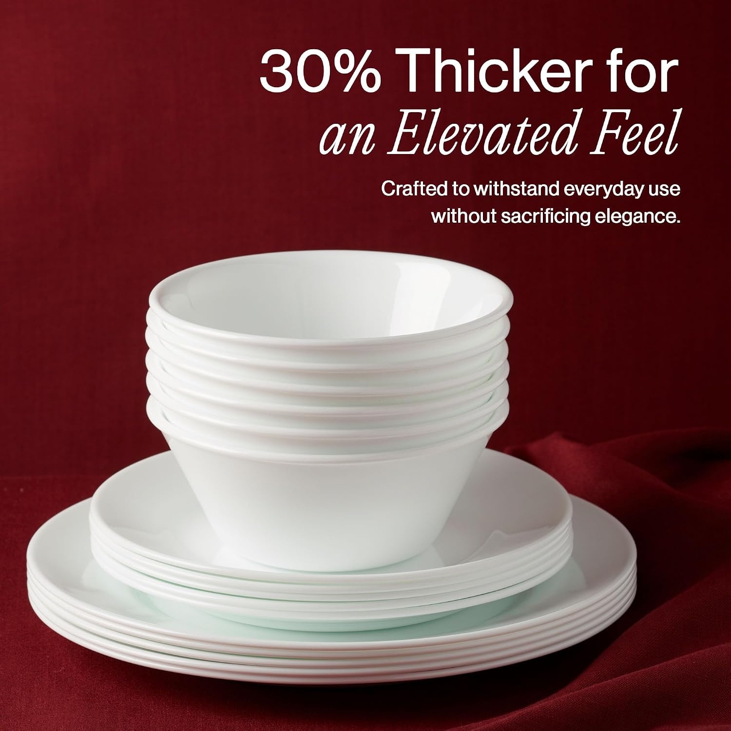image:imageCorelle Luxe Atlas 18Piece Dinnerware Set Service for 6Luxe Heritage