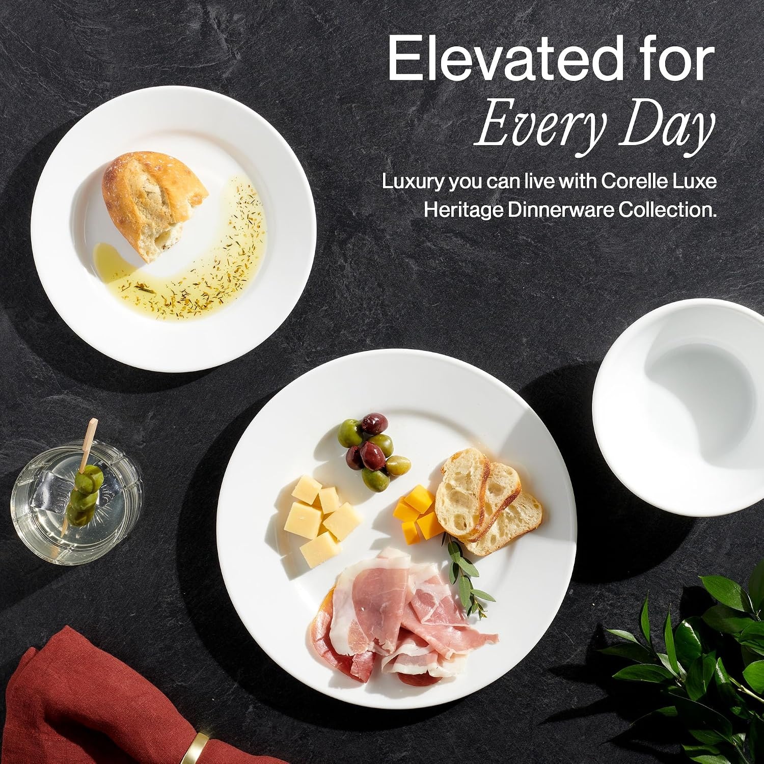 image:imageCorelle Luxe Atlas 18Piece Dinnerware Set Service for 6Luxe Heritage