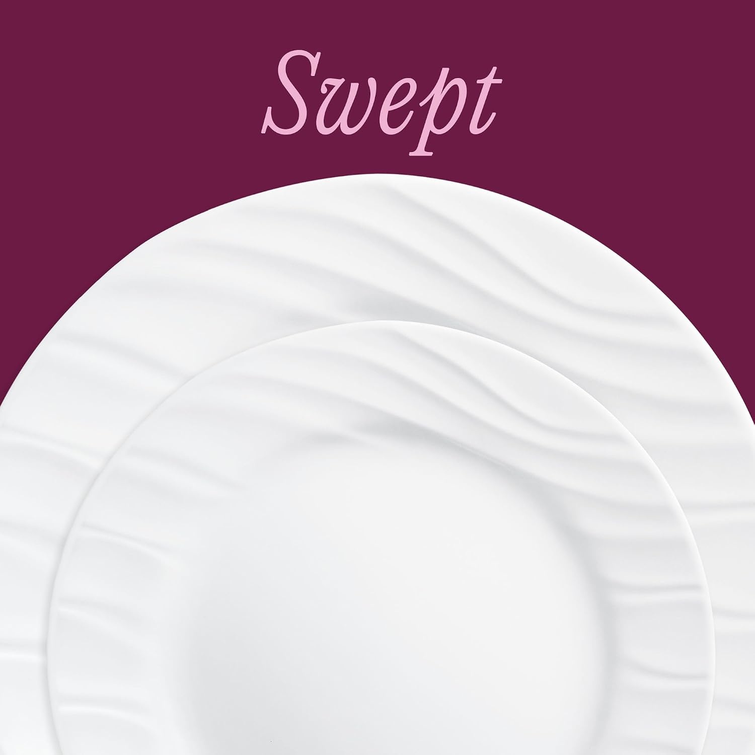 image:imageCorelle Vitrelle 18Piece Service for 6 Dinnerware Set Triple Layer Glass and Chip Resistant Lightweight Round Plates and Bowls Set PortofinoSwept