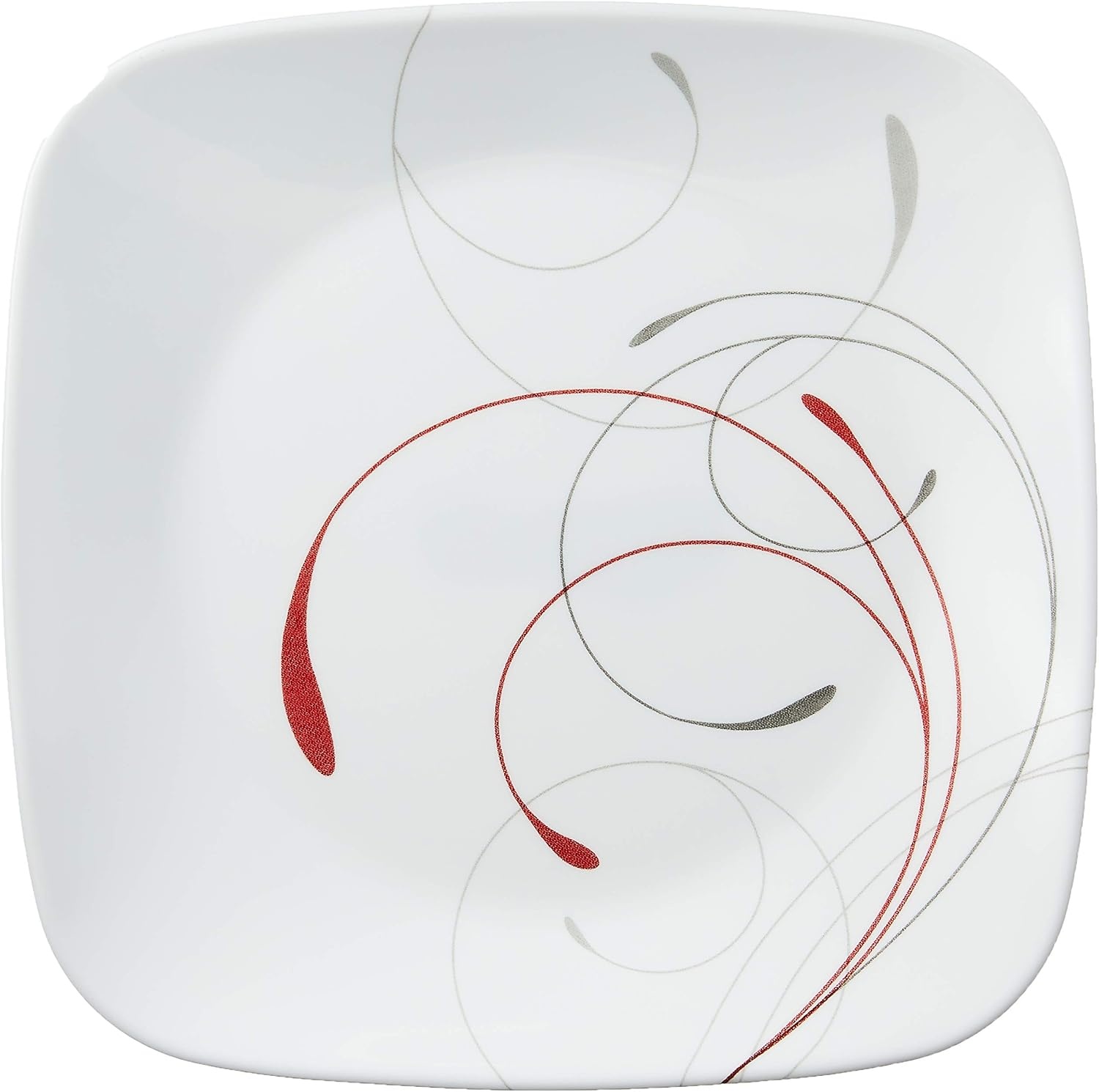 image:imageCorelle Vitrelle 6Piece 22Oz 625 Wide Cereal Soup Bowls Triple Layer Glass and Chip Resistant Lightweight Square Dinnerware Bowl Set SplendorSplendor