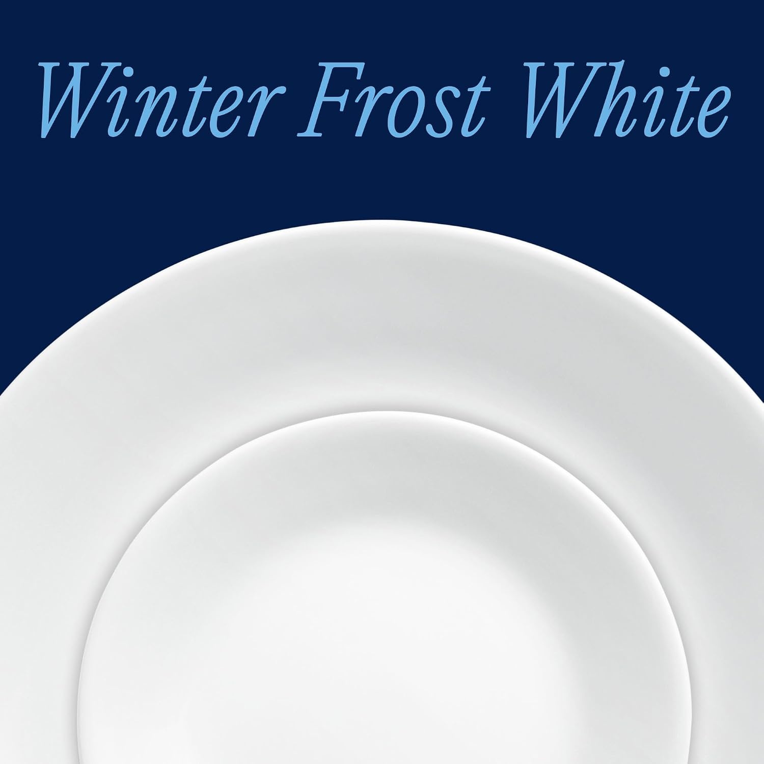 image:imageCorelle Vitrelle 78Piece Service for 12 Dinnerware Set Triple Layer Glass and Chip Resistant Lightweight Round Plates and Bowls Set Winter Frost WhiteWinter Frost White