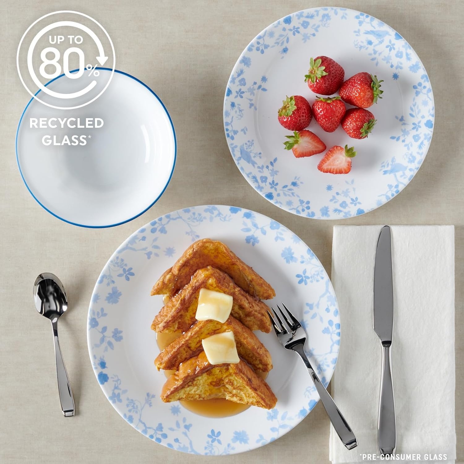 image:imageGarden Song 12Piece Dinnerware Set Service for 4 by Corelle