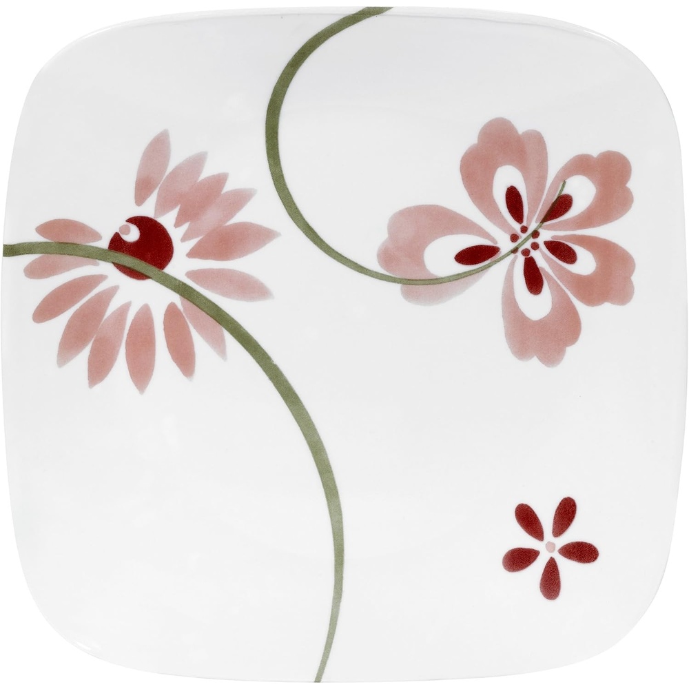 image:imageCorelle Modern Round 1025 Dinner Plates Set of 6 Lightweight ChipResistant Dishwasher Microwave amp Oven Safe Made in USAPretty Pink