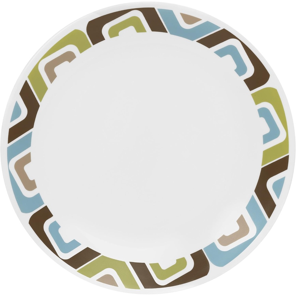 image:imageCorelle Modern Round 1025 Dinner Plates Set of 6 Lightweight ChipResistant Dishwasher Microwave amp Oven Safe Made in USASquared