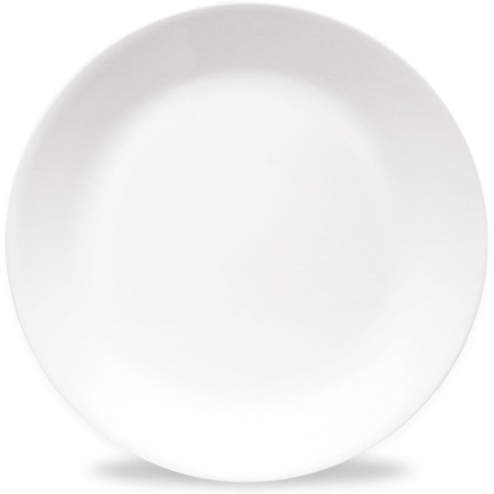 image:imageCorelle Vitrelle 6Piece SoupCereal Bowl Set Triple Layer Glass and Chip Resistant 18Oz Lightweight Round Bowls Winter Frost White6PC 85 Salad Plates