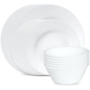 Corelle Luxe Atlas 18-Piece Dinnerware Set, Service for 6(Luxe Heritage)