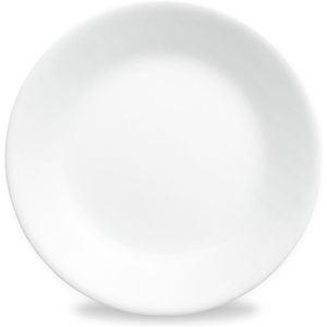 Corelle Vitrelle 6-Piece Soup/Cereal Bowl Set Triple Layer Glass and Chip Resistant, 18-Oz Lightweight Round Bowls, Winter Frost White(6PC 6.75″ Appetizer Plate)